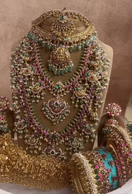 5 Design Kemp stone Necklace, Bridal Necklaces , jewellery, wedding jewellery, bridal jewellery,