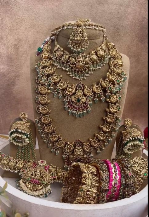5 Design Kemp stone Necklace, Bridal Necklaces , jewellery, wedding jewellery, bridal jewellery,