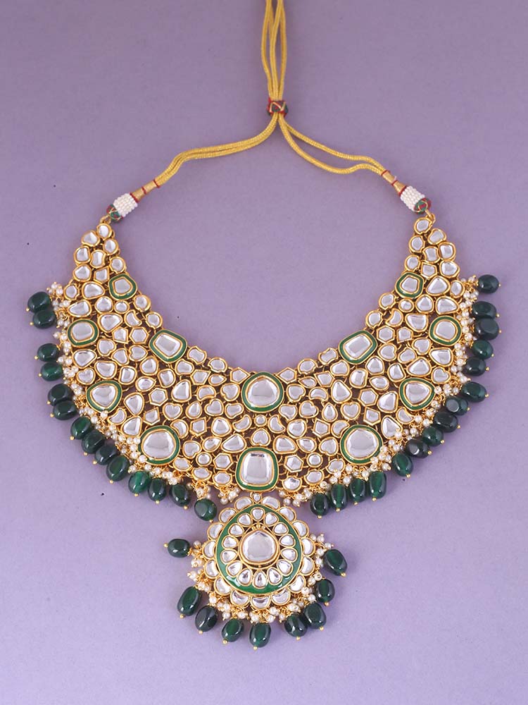 Emerald Aishwarya Bridal Jewellery Set