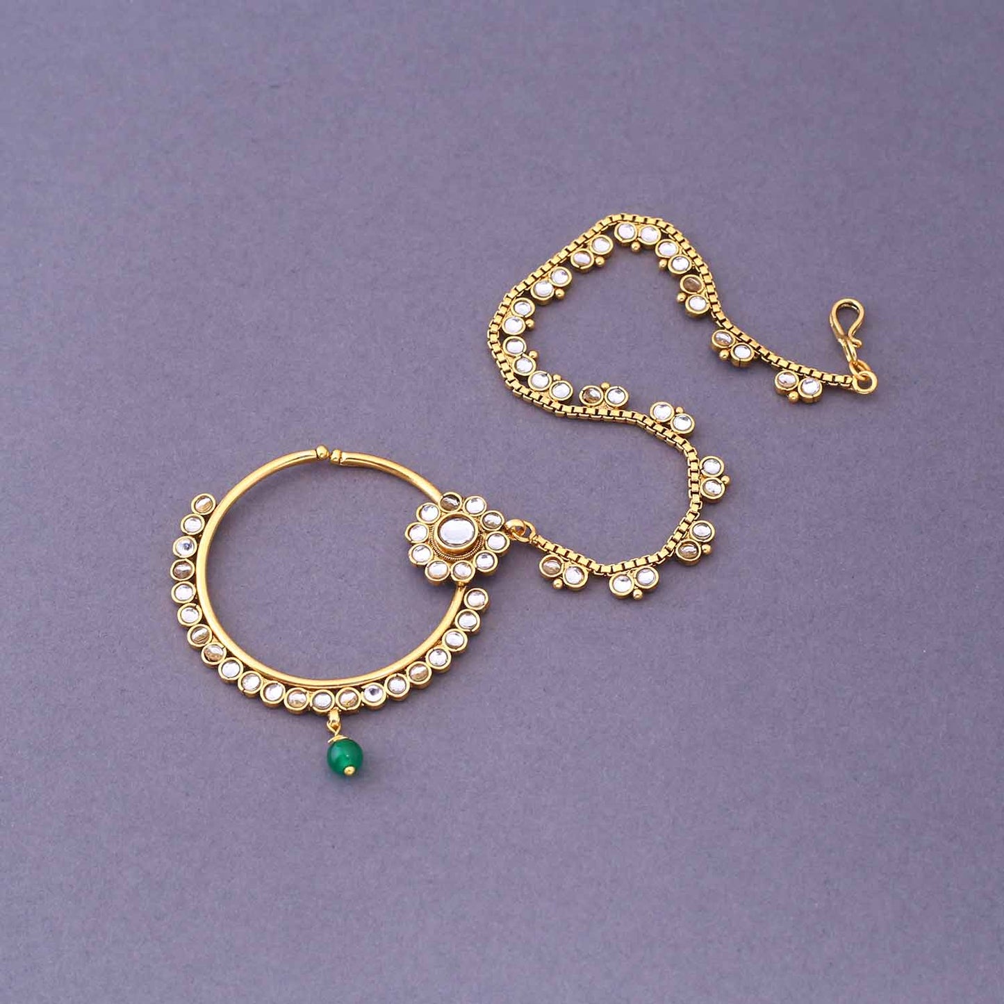 Emerald Aishwarya Bridal Jewellery Set