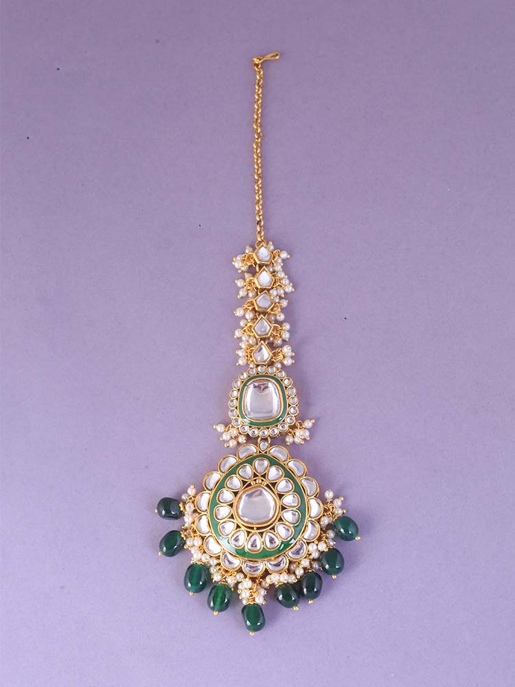 Emerald Aishwarya Bridal Jewellery Set