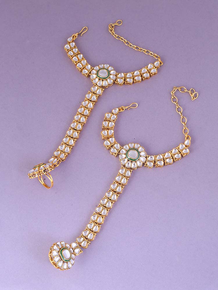 Emerald Aishwarya Bridal Jewellery Set
