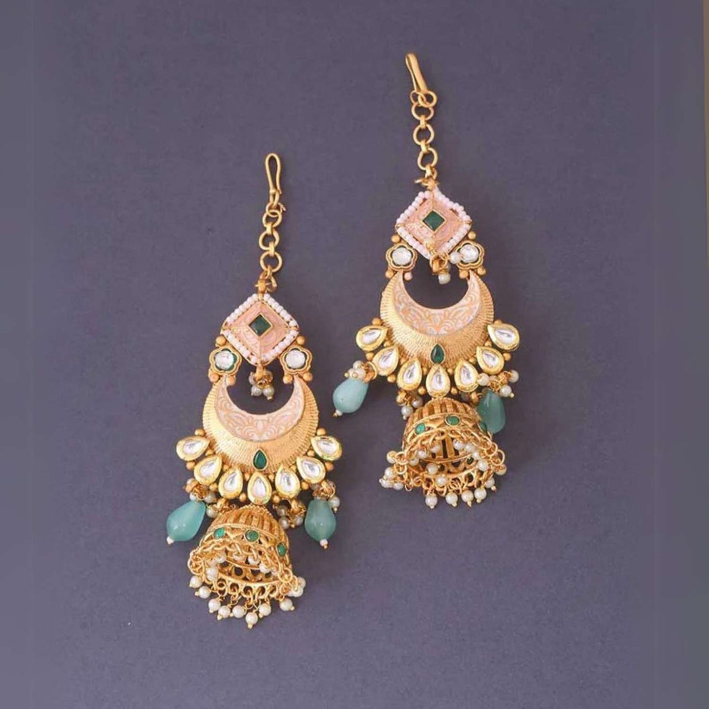 Turquoise Abhikhya Bridal Jewellery Set