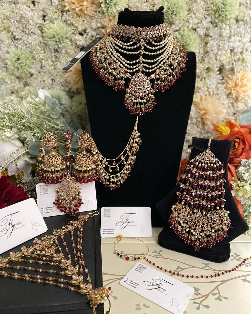 uniqueAd diamond necklace Jewellery full combo set